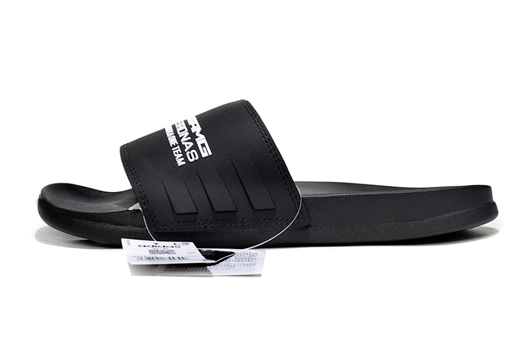Adidas x Mercedes AMG Petronas F1 Adilette Slides All Black Custom-Edition