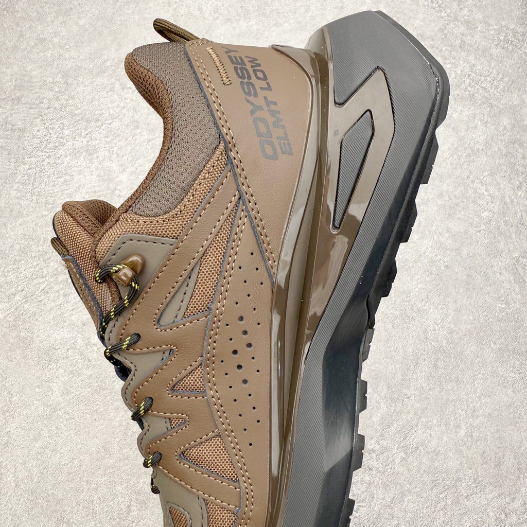 Salomon Odyssey Elmt Low Brown Black Men Women Casual Hiking Shoes