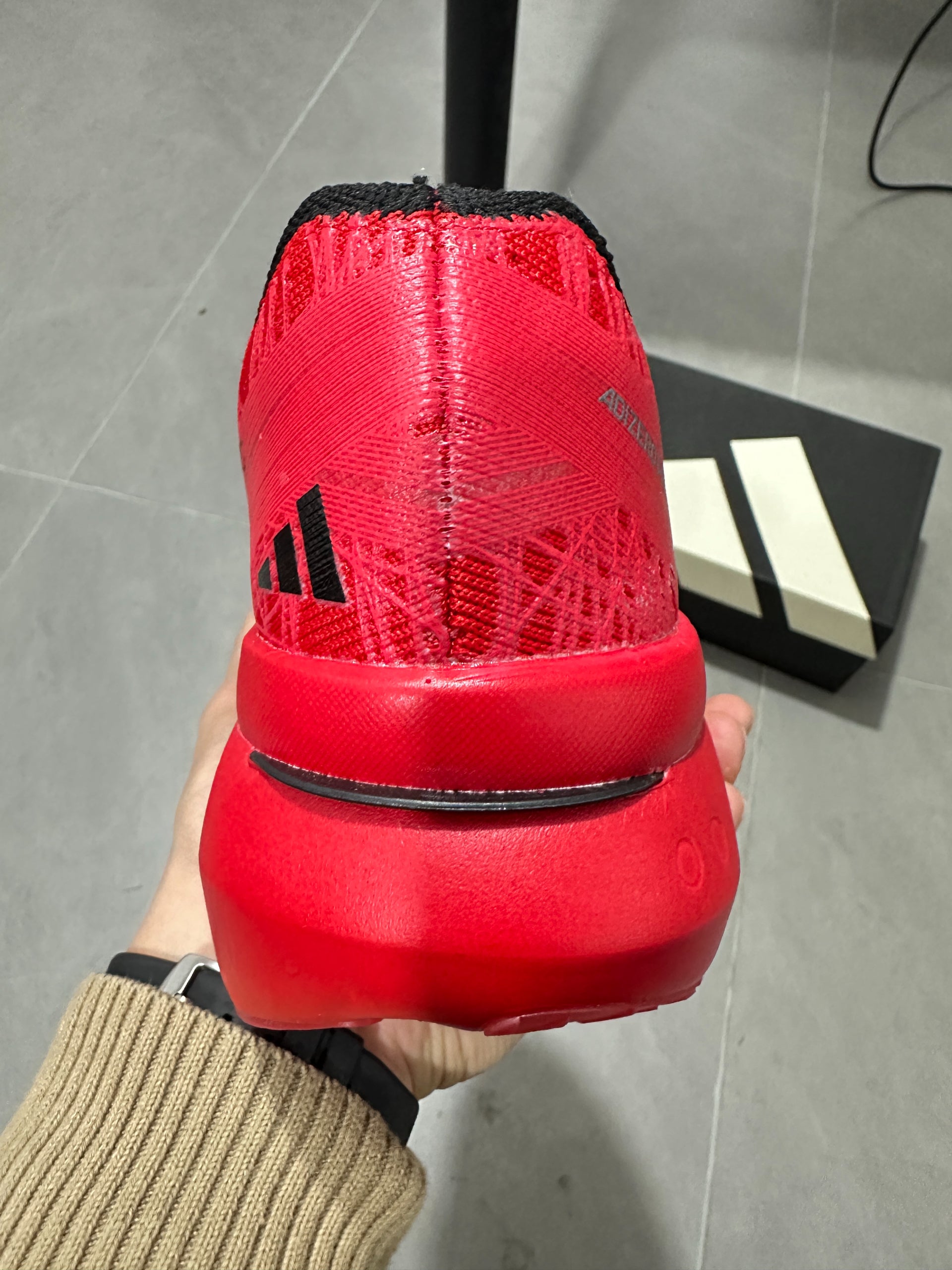 Adidas ADIZERO ADIOS PRO 4 (Red / Black colorway)