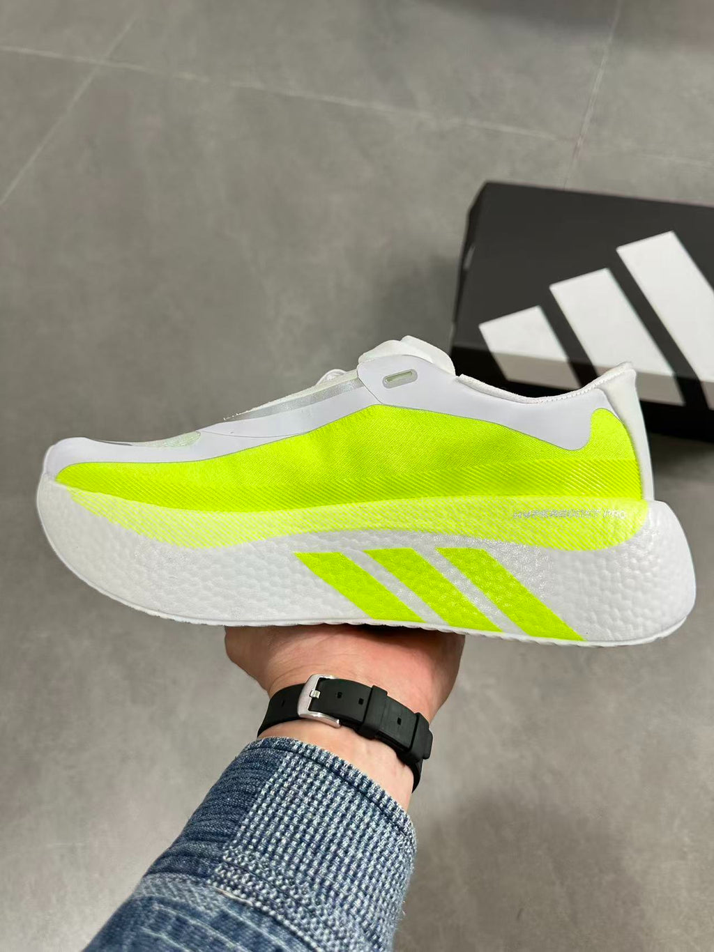 Adidas HYPERBOOST EDGE Running Shoes White | Yellow