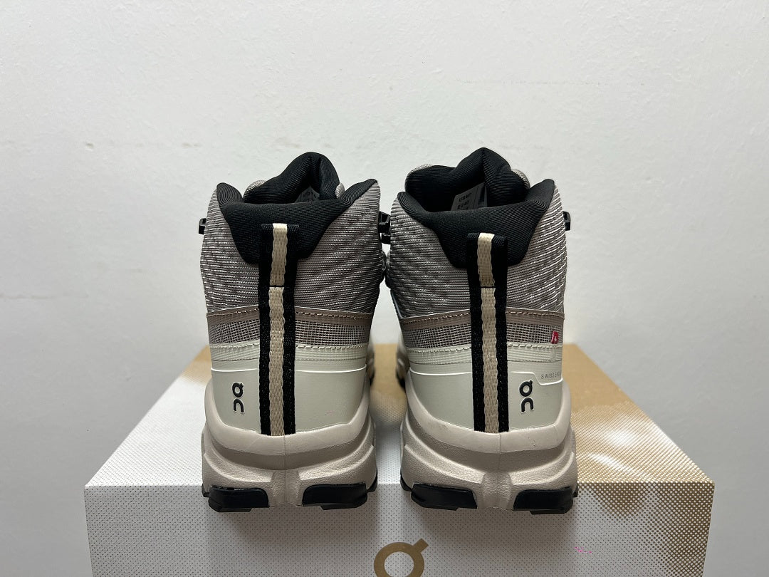 On Cloudrock Mid Waterproof Hiking Boots in Grey