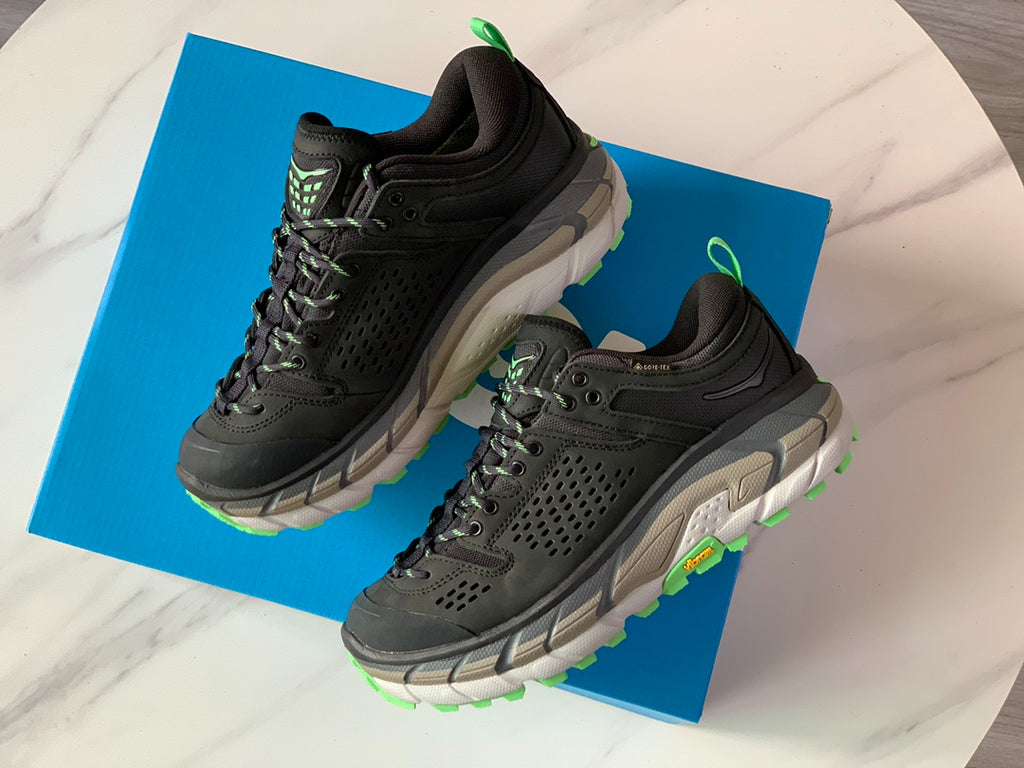 HOKA Ultra Low Gore-Tex Black | Lime Green