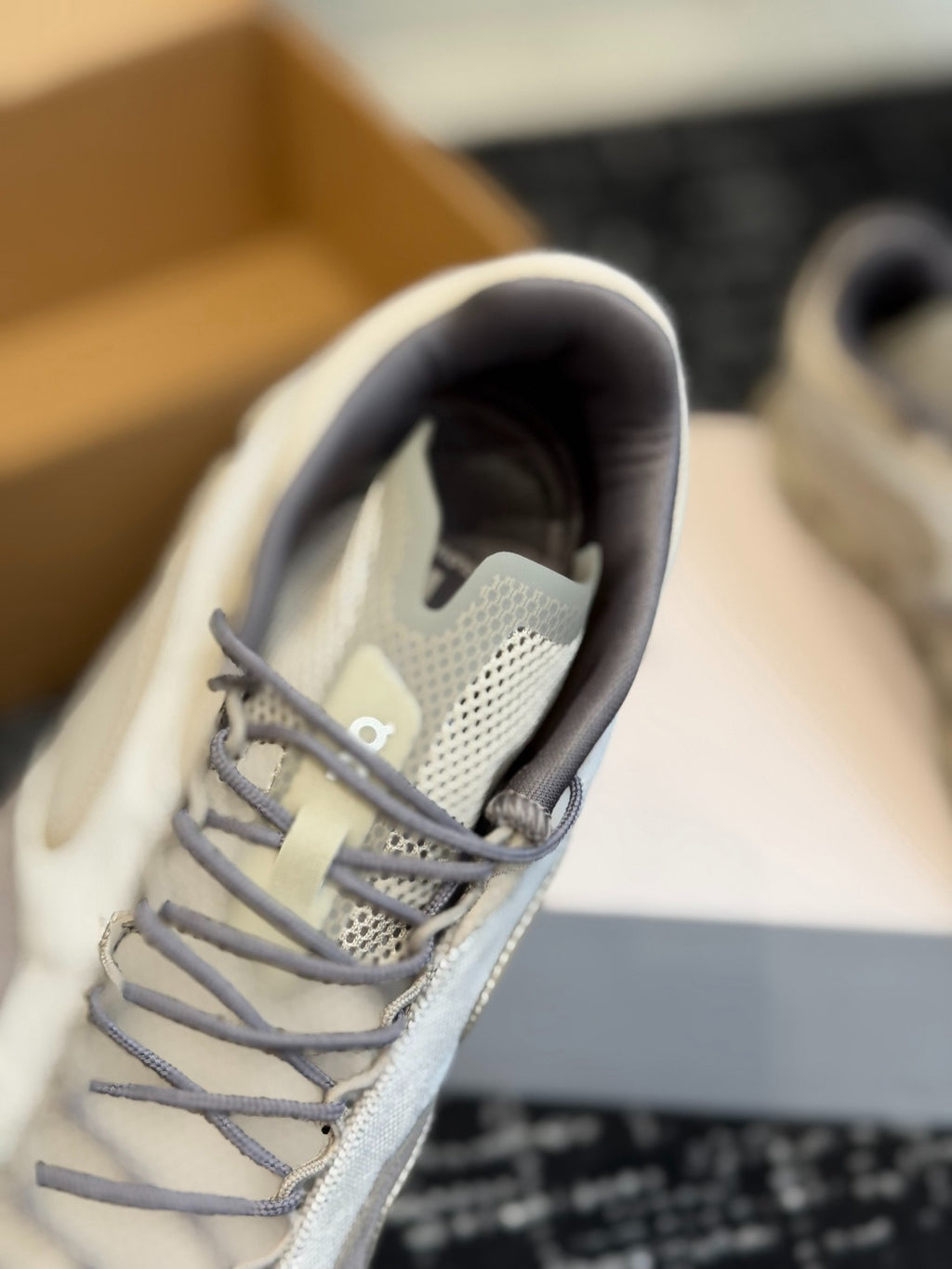 On Cloudnova Vintage Taupe Retro Suede All-Day Comfort Cloud Foam Walking Sneakers