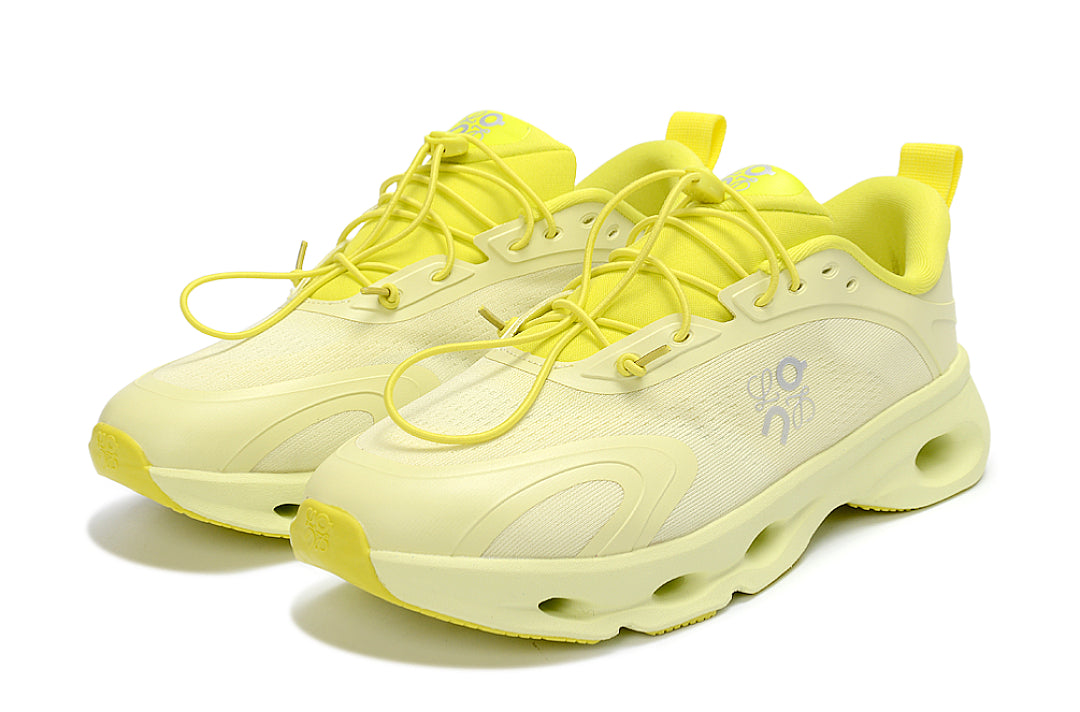 LOEWE × On Running Cloudsolo Sneakers in Lime Yellow