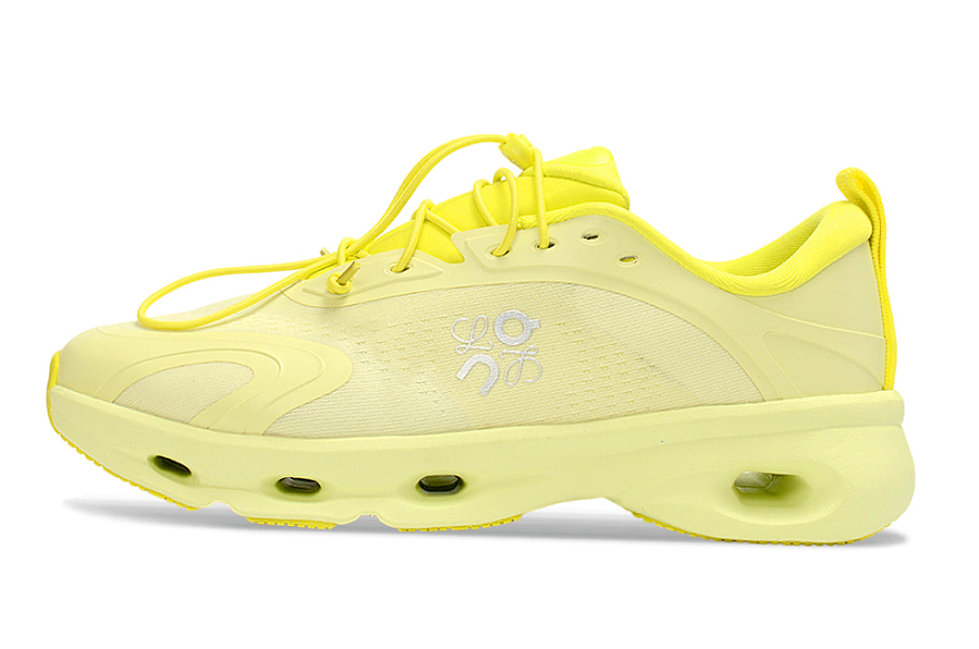 LOEWE × On Running Cloudsolo Sneakers in Lime Yellow