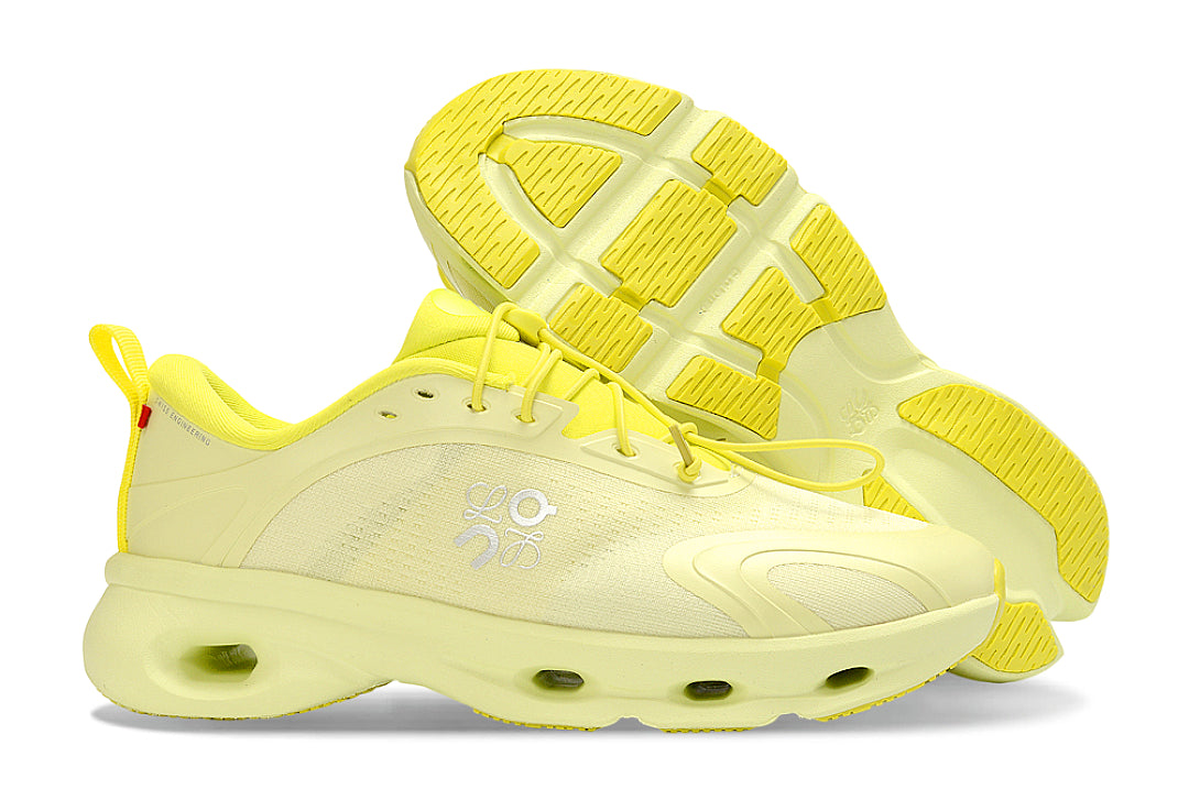 LOEWE × On Running Cloudsolo Sneakers in Lime Yellow