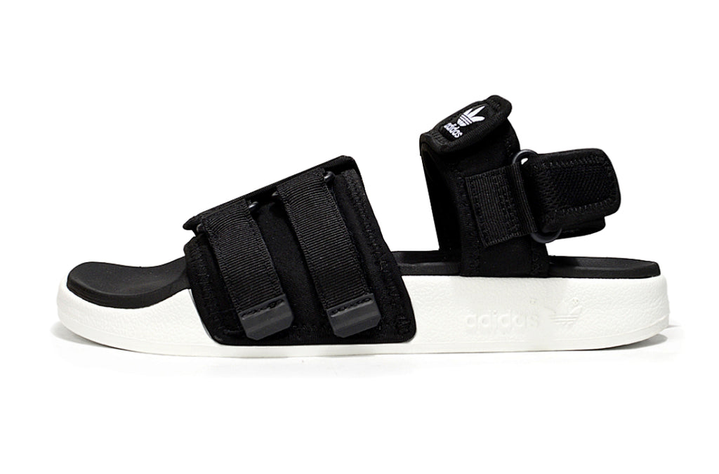 Adidas Originals Adilette 4-Strap Sandals Black White GZ8826