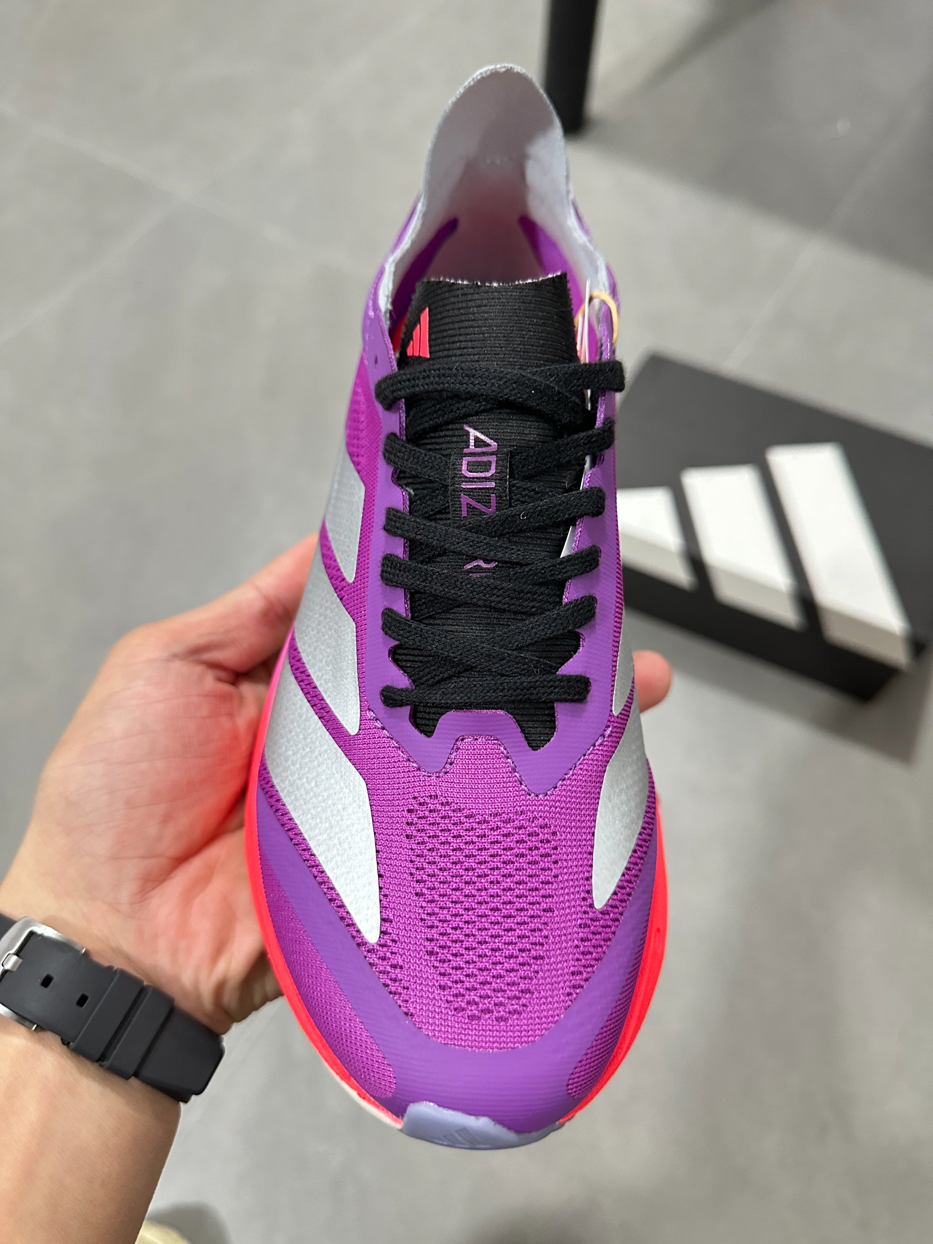 Adidas Adizero Drive RC Running Shoes Silver | Purple