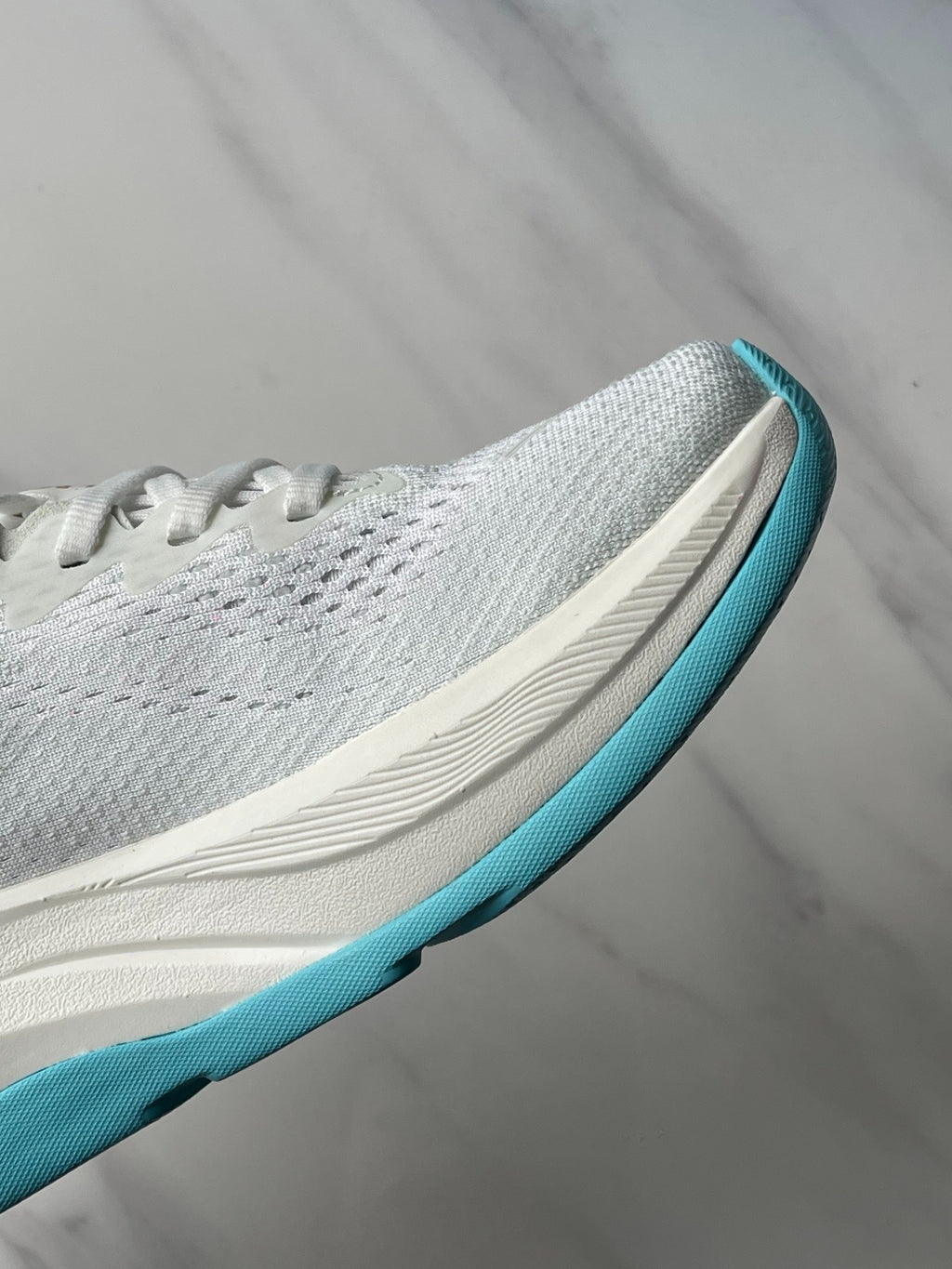 Hoka Rincon 4 Running Shoe White | Ice Blue