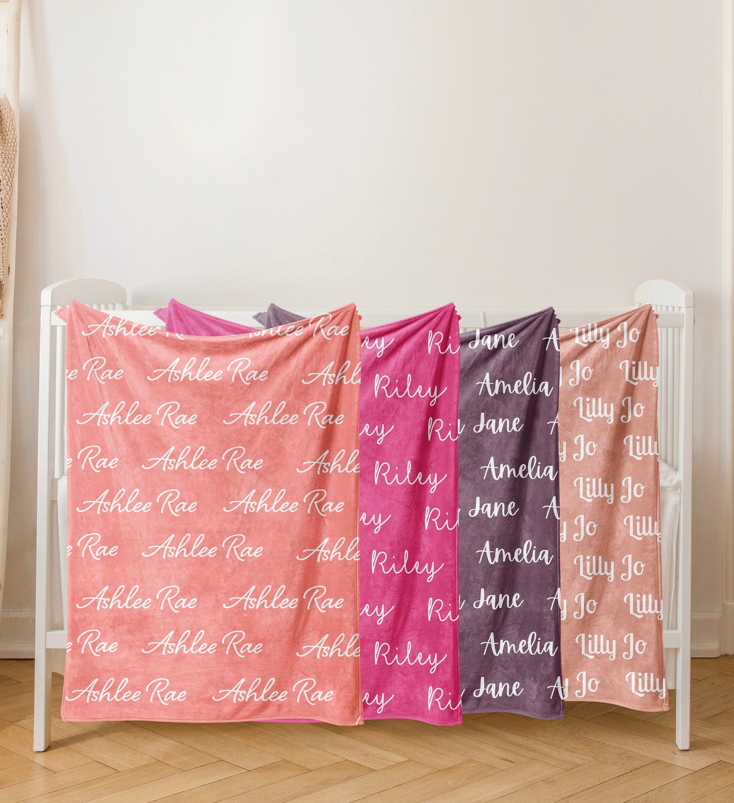 Personalized Custom Blanket, Baby Girl Blanket, Name Blanket, Kids Blanket, Girl Blanket Gift Personalized Gift, Custom Gift Baby Blanket