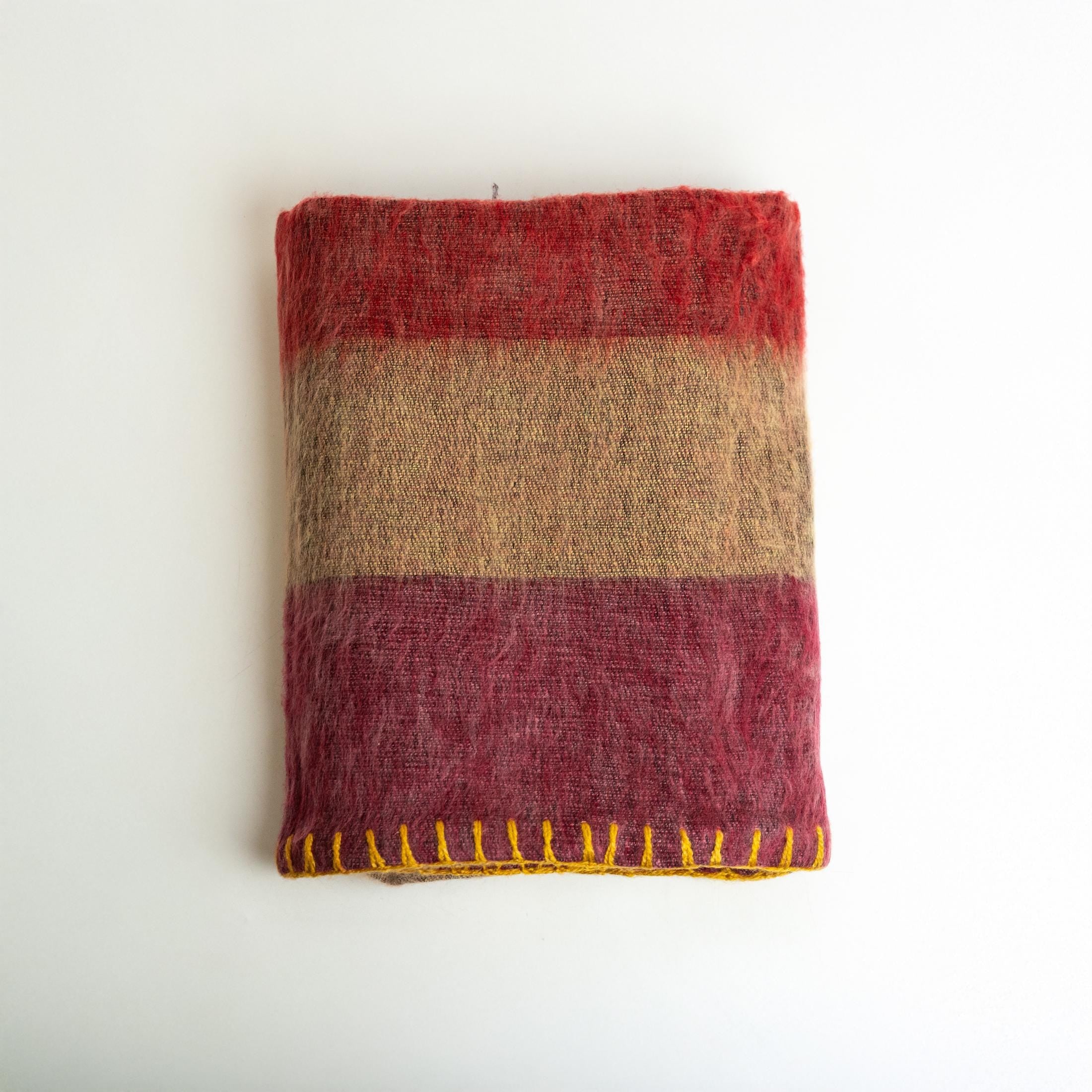 Wool Blanket / Extra Soft Yak Wool Knitted  Blanket / Throw Travel / Lap Blanket / Handmade blanket / Machine Washable ID#SUN