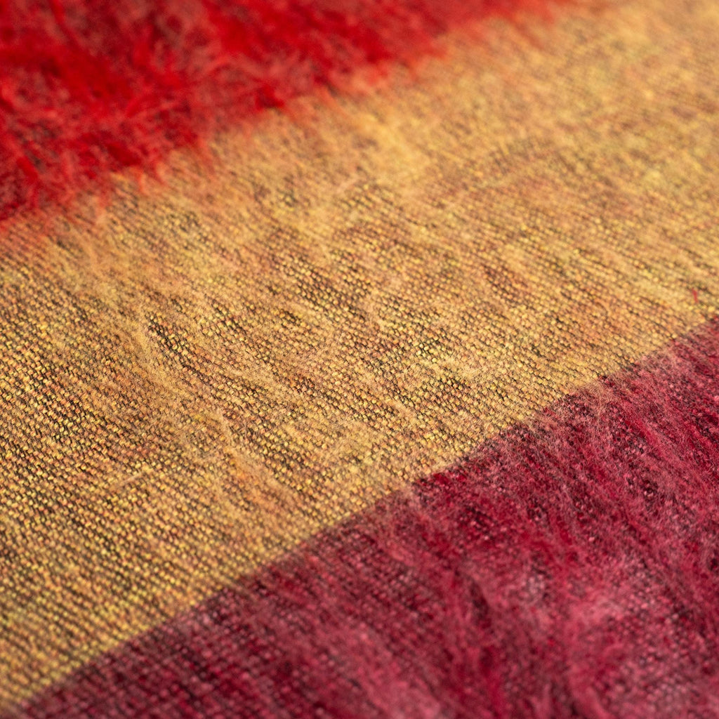 Wool Blanket / Extra Soft Yak Wool Knitted  Blanket / Throw Travel / Lap Blanket / Handmade blanket / Machine Washable ID#SUN