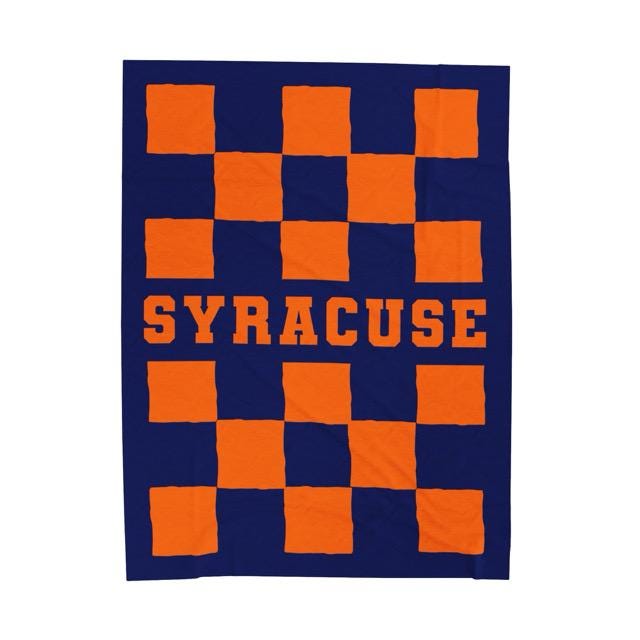 ANY COLLEGE Velveteen Minky 60x50 Soft Blanket, Custom College Gifts, Bed Party Favorite, Personalized Dorm Decor, any school & colors!