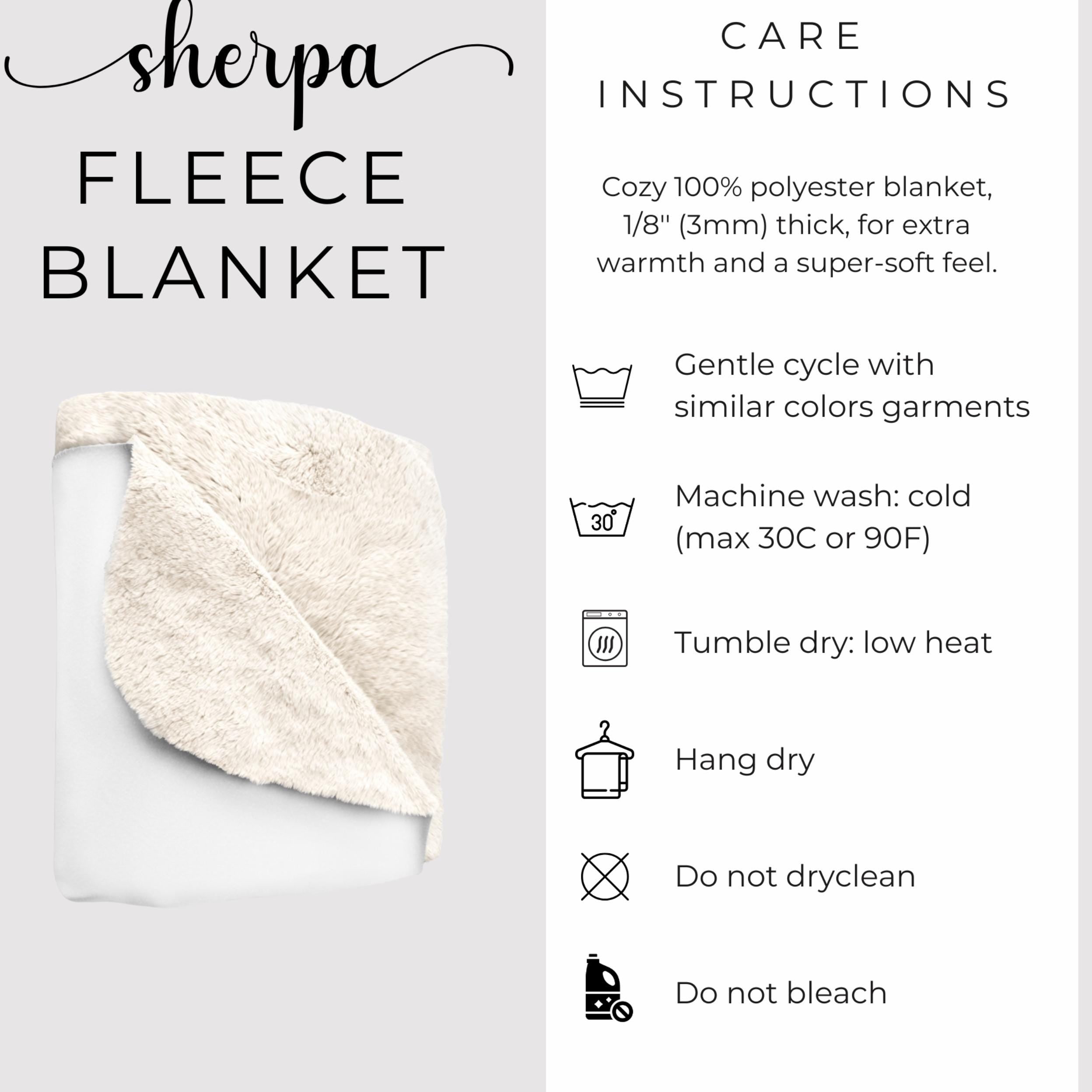 Sherpa Fleece Blanket, Personalized Toile, Family Monogram, Elegant Custom Blanket, Cozy Home Decor, Customized Throw, Mothers Day Birthday