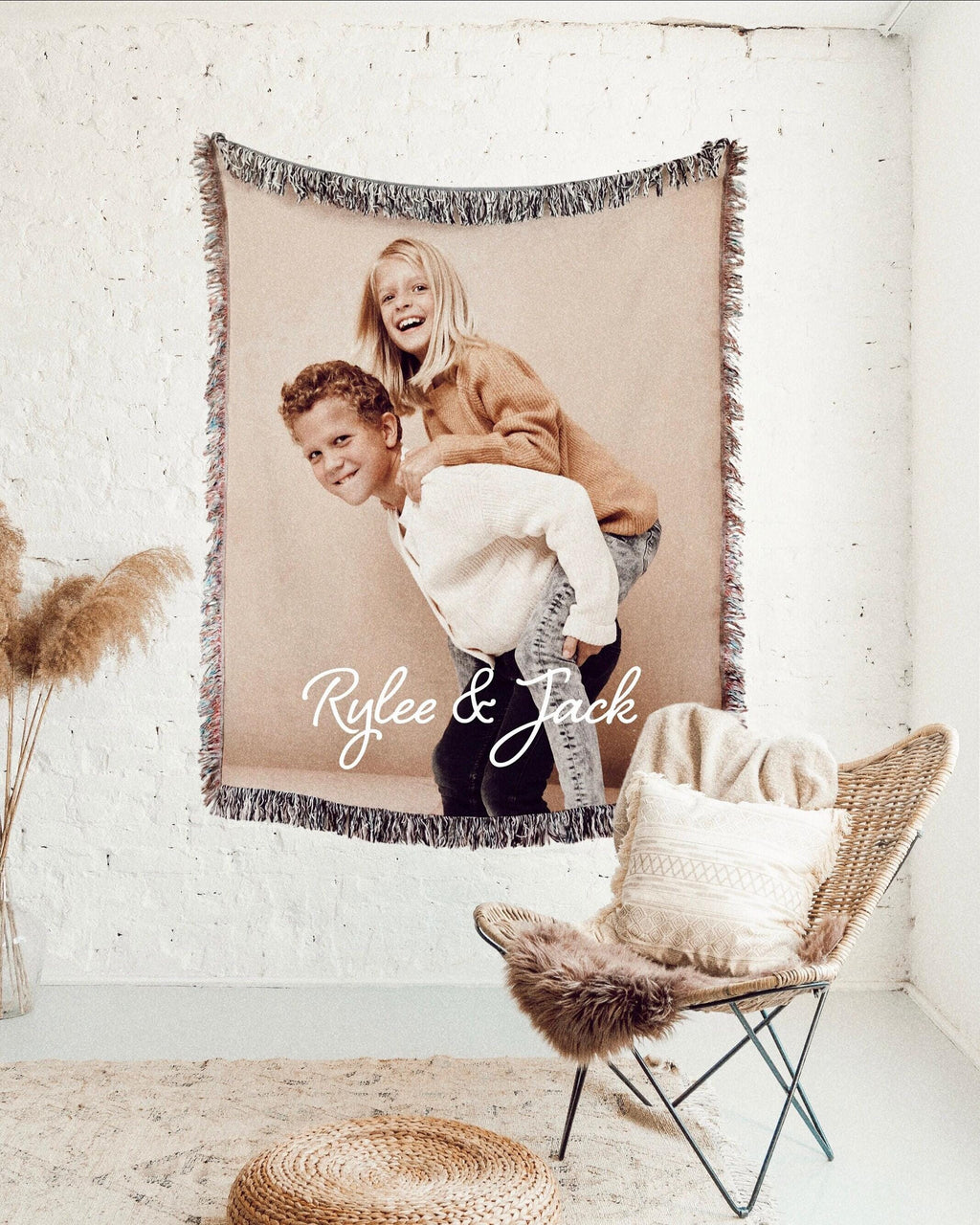 Personalized Dog Photo Blanket -Custom Pet Photo Picture Blanket Pet Name Memorial Dog Loss Cat Gift Photo Blanket with Gift Made in the USA